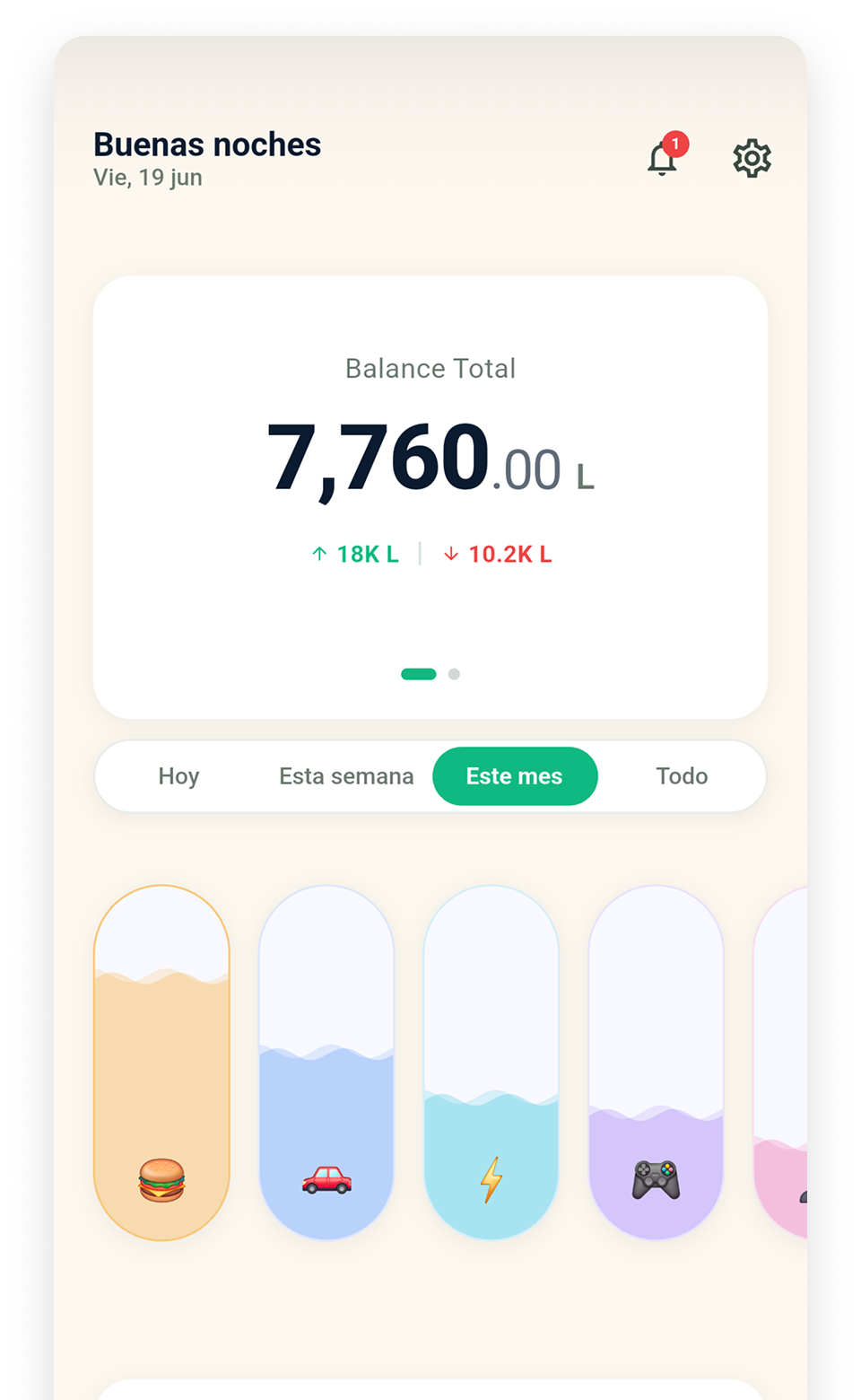 Your money, organized instantly